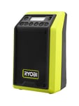 RYOBI ONE+ RRDAB18-0 Radio Bluetooth sans fil 18 V (fonction DAB, portée de diffusion de musique de max. 25 m, puissance de sortie 1 x 10 W, sans batterie ni chargeur)