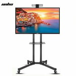 Rolling TV Cart with Wheels Floor Stand for 32-70 Inch LCD LED Flat Screen TVs