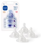 Mam Slow Flow Teats 4pack