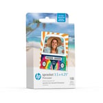 HP Sprocket 3.5 x 4.25” Zink Sticky-Backed Photo Paper (100 Pack) Compatible with HP Sprocket 3x4 Photobooth and Photo Printer