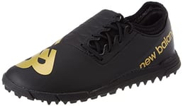 New Balance Furon V7 Dispatch JNR TF Football Shoe, Black, 5 UK