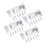 4 Pcs Verrou de Porte, Loquet Porte Coulissante, Serrure Porte Coulissante, Serrure de Porte, Boulons de Verrouillage de Porte