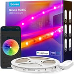 Govee Ruban LED RGBIC, Ruban LED 5m, WiFi Bande LED Compatible avec Alexa et Google Assistant, Contrôle App, DIY, Sync Musique, Lumières LED à Changement de Couleur pour Chambre, TV, Intérieur