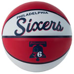 Wilson Mini-Basketball, Team Retro Model, PHILADELPHIA 76ERS, Outdoor, Rubber, Size: MINI