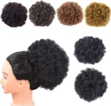 Afro Puff Drawstring Ponytail Synthetic Extension Short Kinky Curly Hair Ponyta