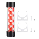 (Red) T Evil T Virus Water Cooling Tank G1/4 Threaded Cylindrical Cooler