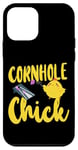 iPhone 12 mini Cornhole Team Bean Bag Player Champ Chicken Girl Cornhole Case