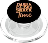 Je suis sur Snack Time Funny Snacker Foodie Food Lover 24h/24 et 7j/7 PopSockets PopGrip pour MagSafe