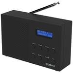 Portable DAB/FM Digital Radio, Paris Radio, Groov-e GVDR03BK