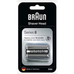 Braun Series 8 83M Electric Shaver Head Replacement - Silver