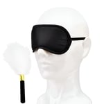 Eye Mask Blindfold & Feather Tickler Play Kit Couples Sexy Fetish BDSM Bondage