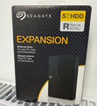 Seagate Expansion 5TB Mobile External Hard Drive in Black - USB3.0 BNIB PC & MAC