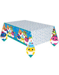 Licensierad pappersduk med motiv av Baby Shark 120x180 cm