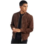 Blouson Redskins  Blouson en cuir homme  Ref 58336 Chocolat