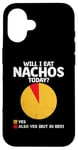 Coque pour iPhone 16 Will I Eat Nachos Today Nacho Mexican Food Nacho Cinco De Mayo