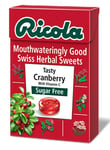 Ricola Cranberry Sugar Free 45 g