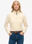 Superdry Polar Fleece Cropped Half Zip