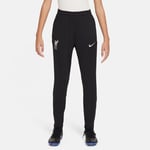 Liverpool Treningsbukse Dri-FIT Strike - Sort/Rød Barn - Nike, størrelse L: 147-158 cm