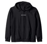 NOCTURNES English Word Apparel Zip Hoodie