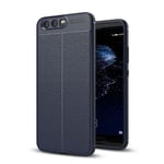 Huawei P10      Leather Texture Case    Navy