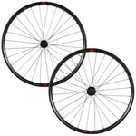 Fulcrum Rapid Red 900 DB 2WF Gravel Wheelset - 700c Black / Shimano 12mm Front 142x12mm Rear Centerlock Pair 10-11 Speed Tubeless