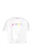 Mango Knot Message T-Shirt Vit