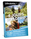 Wonderbox - Coffret Cadeau - 4 Jours Road Trip - Composez votre Itinéraire selon vos Envies parmi 2539 Séjours pour 2 personnes : 3 Nuits au Choix avec Petis Déjeuners - Idée Cadeau Couple Amis