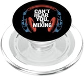 Casque DJ ingénieur du son studio de mixage amateur de musique PopSockets PopGrip pour MagSafe