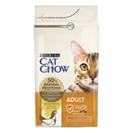 Purina Cat Chow Aliments pour Chat stérilisé Adulte avec Dinde 4 Sacs de 3 kg