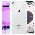 Chassis Arrière Pour Iphone 8 Blanc Nu