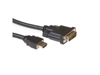 Act 2 Meters Hdmi To Dvi-D Adapter Cable, Hdmi A Male - Dvi-D Single Link Male 18+1