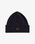 Fred Perry Mens Classic Beanie - Navy - One Size