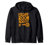 Escape Room Game Addict Zip Hoodie