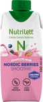 Nutrilett Smoothie Nordic Berries -ateriankorvikejuoma, 330 ml, 12-PACK