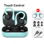 T20 sans fil Bluetooth écouteur sport étanche TWS sans fil casque HiFi stéréo écouteurs antibruit casque avec Mic-T40 Blue-touch