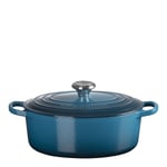 Le Creuset - Oval gryte 4,1L deep teal