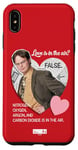 Coque pour iPhone XS Max The Office Dwight Love Is In The Air? False