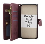 XL Standcase Lyxfodral Google Pixel 7 Pro 5G (Vinröd)