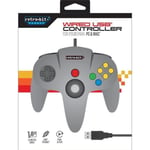 Manette Retro-Bit N64 Compatible Pc Et Mac