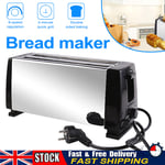 4 Slice Toaster Extra Wide Slot Reheat Stainless Steel Heat Control 1300W UK