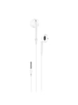 Foneng In-ear headphones wired T34 mini jack 3.5mm remote control (white)