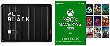 WD_Black P10 Game Drive for Xbox One 4 to + Game Pass for PC 3 Months