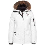 Parka Peak Mountain  Parka de ski avec vraie fourrure femme AKADOZ