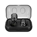 [Bluetooth 5.0] True Wireless Sport Earbuds HiFi Stereo Earphone Touch Control Auto Pairing Headphones with Mic,Black