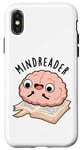 Coque pour iPhone X/XS Jeu de mots drôle avec Mind Reader