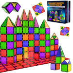 Magnetic Building Blocks Tiles Montessori Kids Toys for Boys &