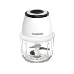 Hachoir électrique sans fil KASANOVA avec récipient 300 ml Blanc