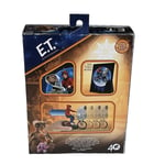 E.T. The Extra Terrestrial & Elliott Bicycle Pull Back Go Action Figure Neca