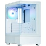 Boîtier PC - ZALMAN - P10 - Mini tour - M-ATX - Blanc - Verre trempé - USB-C et A-RGB