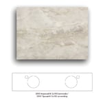 Macro Design Crown+ Dekton Benkeplate 161-201cm Arga / 201cm